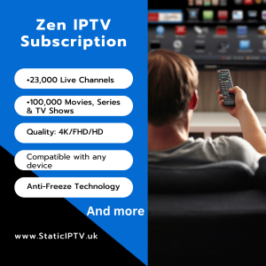 Zen IPTV Subscription